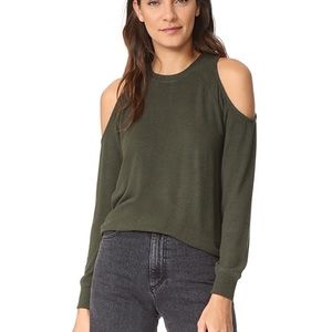Z Supply Cold Shoulder Sweatshirt size small